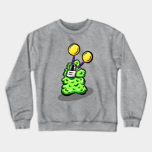 Wear Your Mask Alien Monster Slime Cartoon Covid Crewneck Sweatshirt